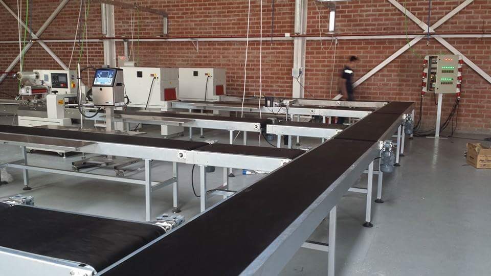 Línea completa de cintas transportadoras